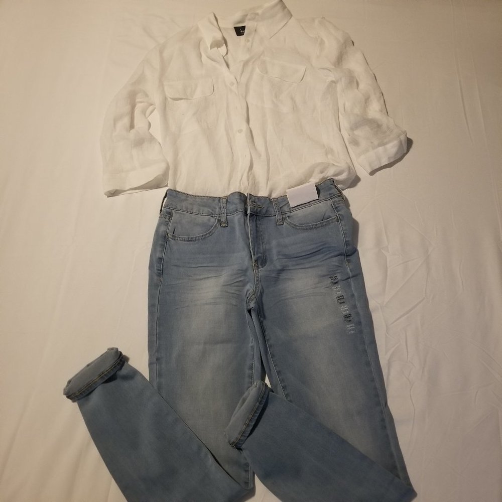 So Low Rise Denim Jeggins